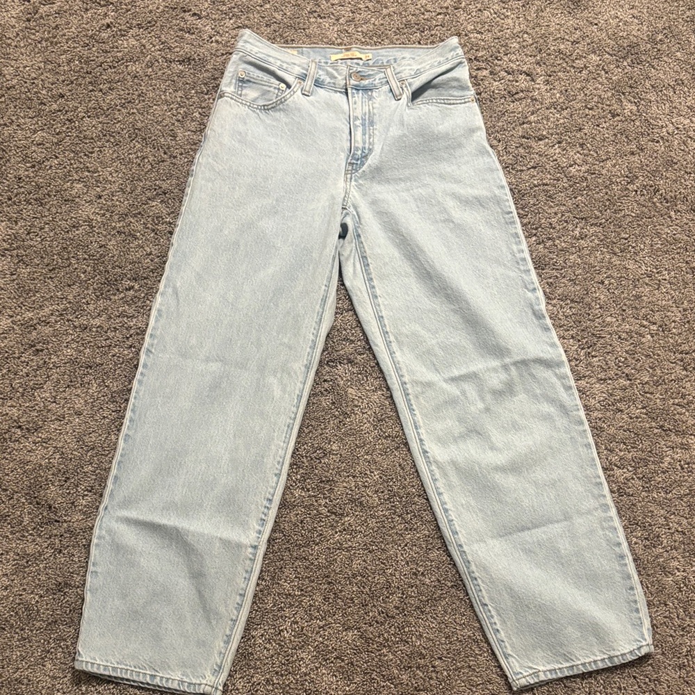 Levi's Light Blue Straight Leg Jeans